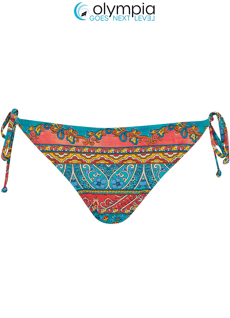 Olympia-culotte bikini taille basse à cordons multi