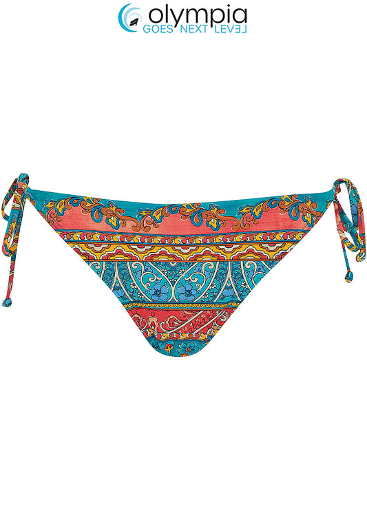 Olympia-culotte bikini taille basse à cordons multi