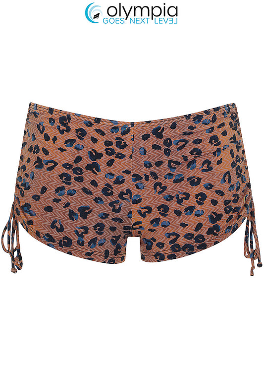 Olympia-culotte de maillot shorty marron