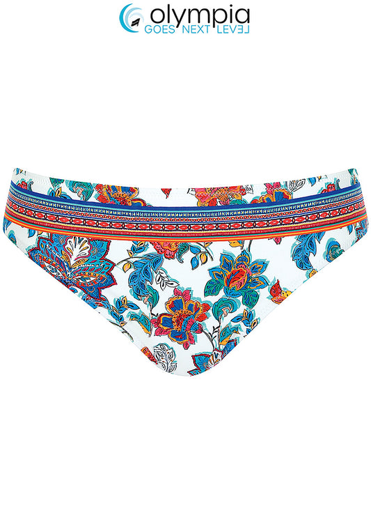 Olympia-culotte bikini blanc