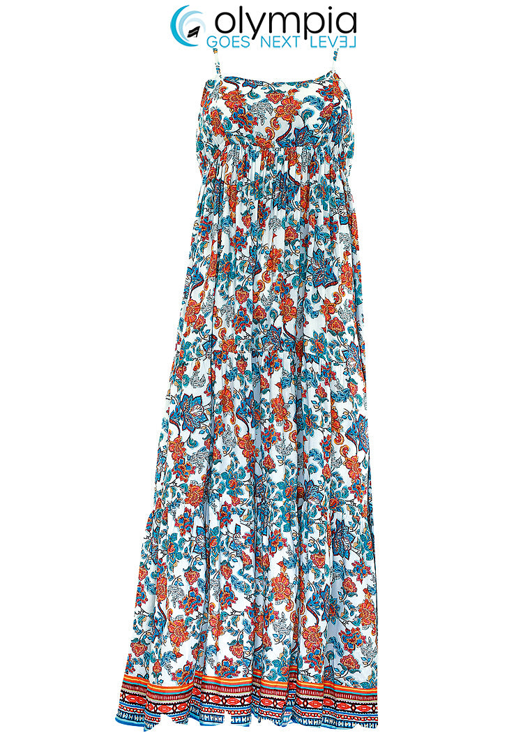 Olympia-Robe de plage longue blanc