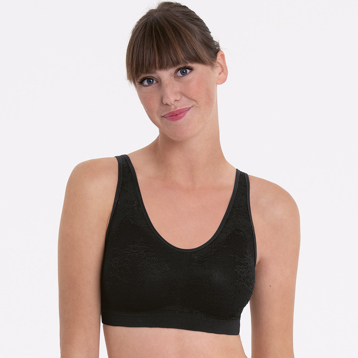 Anita Care-Essential Lace bralette à coques (pochettes) noir