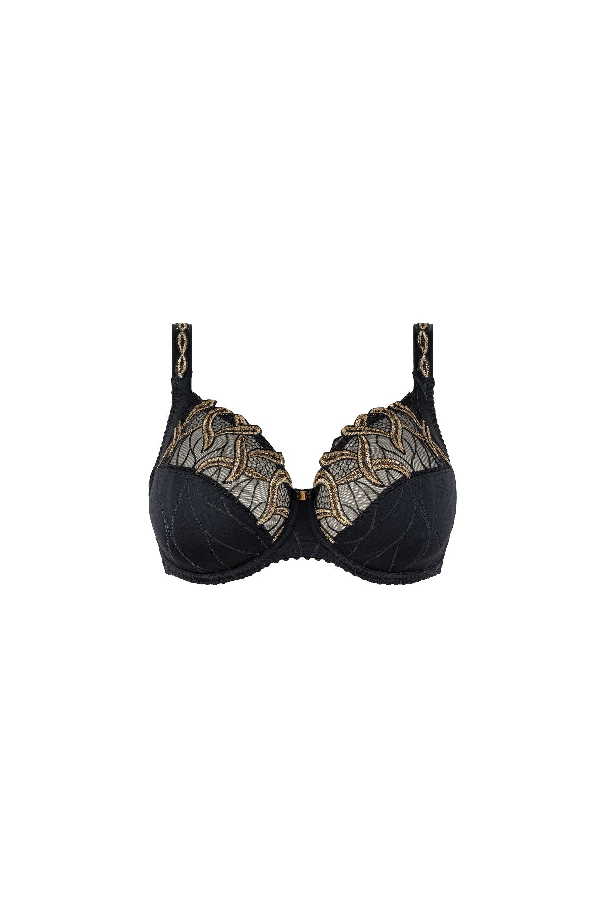 Louisa Bracq-Julia soutien-gorge emboîtant avec armatures noir/or