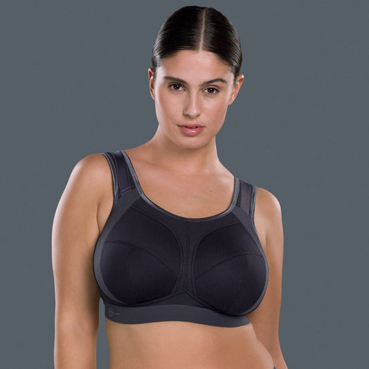 Anita Active-Extreme Control Plus soutien-gorge de sport bonnets profonds noir/anthracite