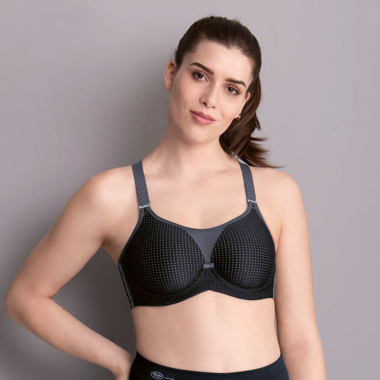 Anita Active-Performance WireX soutien-gorge sport à armatures noir/anthracite