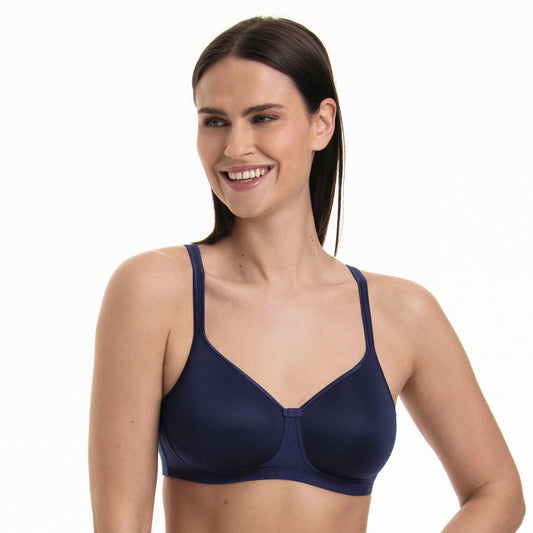 Anita Care-Tonya soutien-gorge à coques sans armature bleu marine