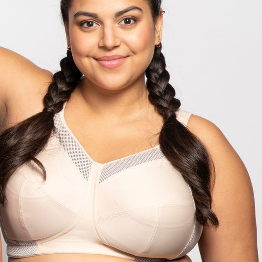 Ulla-Kate soutien-gorge sport sans armature biscuit