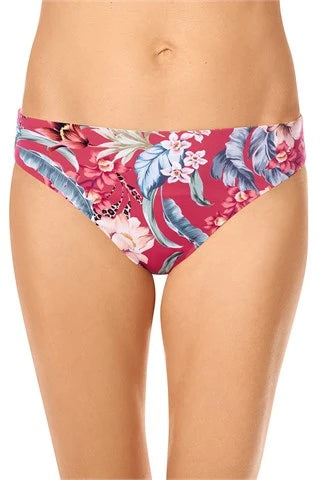 Amoena-Cozumel culotte de maillot réversible rose foncé/multi