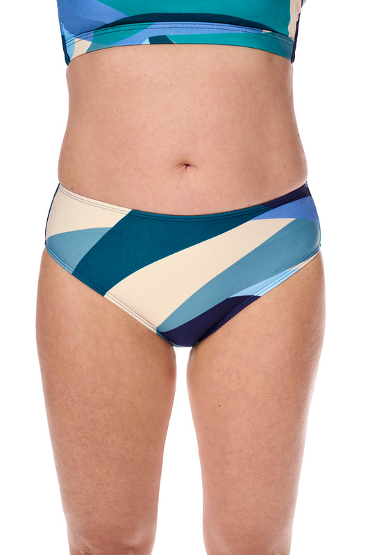 Amoena-Lisbon culotte de maillot hauteur moyenne jade/multi