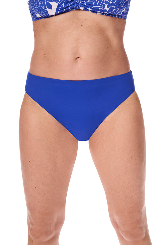 Amoena-Azores culotte de maillot réversible bleu royal/blanc