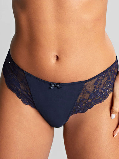 Panache-Ana slip brésilien midnight sequin