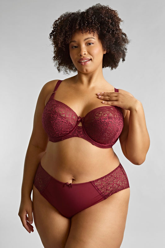 Sculptresse-Estel culotte taille Cherry red