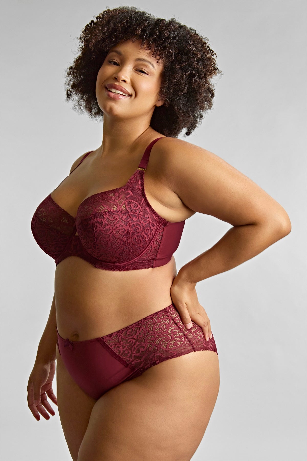Sculptresse-Estel culotte taille Cherry red