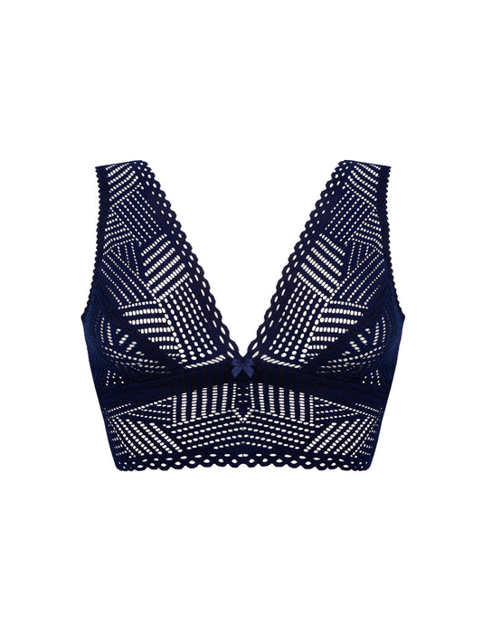 Antigel-TRESSAGE GRAPHIC brassière séduction tressage marine