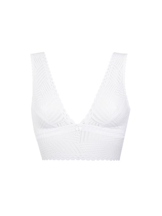 Antigel-TRESSAGE GRAPHIC brassière séduction tressage blanc
