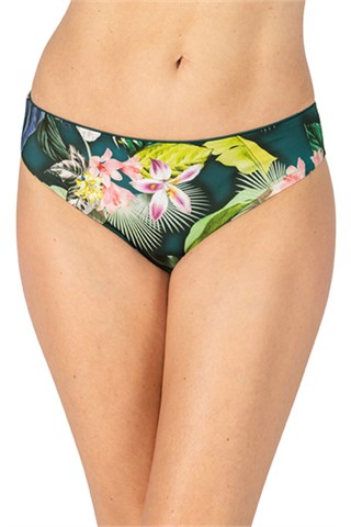 Amoena-Flower Spirit culotte de maillot réversible émeraude foncé/jungle