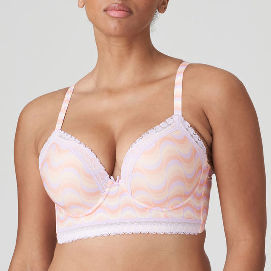 Primadonna Twist-Goleta bustier rembourré plongeant vintage summer