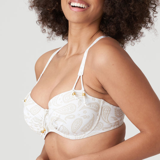 Primadonna Swim-Sidari haut de bikini balconnet rembourré white yacht