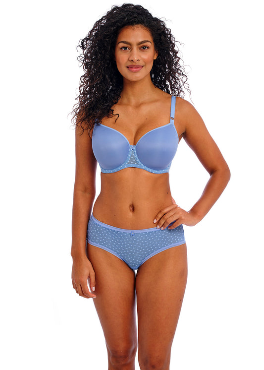 Freya-Starlight soutien-gorge moulé balconnet t-shirt avec armatures cornflower