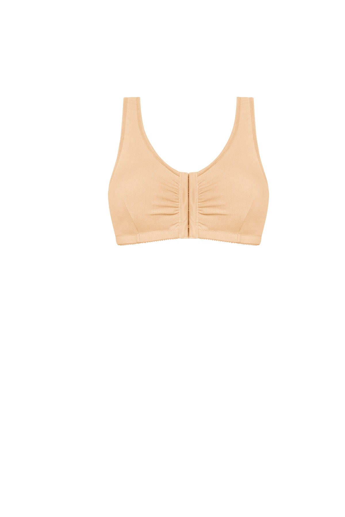 Amoena - Fleur soutien - gorge en coton souple avec fermeture à agrafes à l'avant sable - Juste Pour Vous