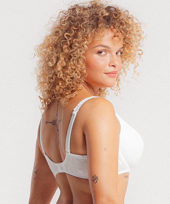 Louisa Bracq-Chantilly soutien-gorge spacer avec armatures blanc