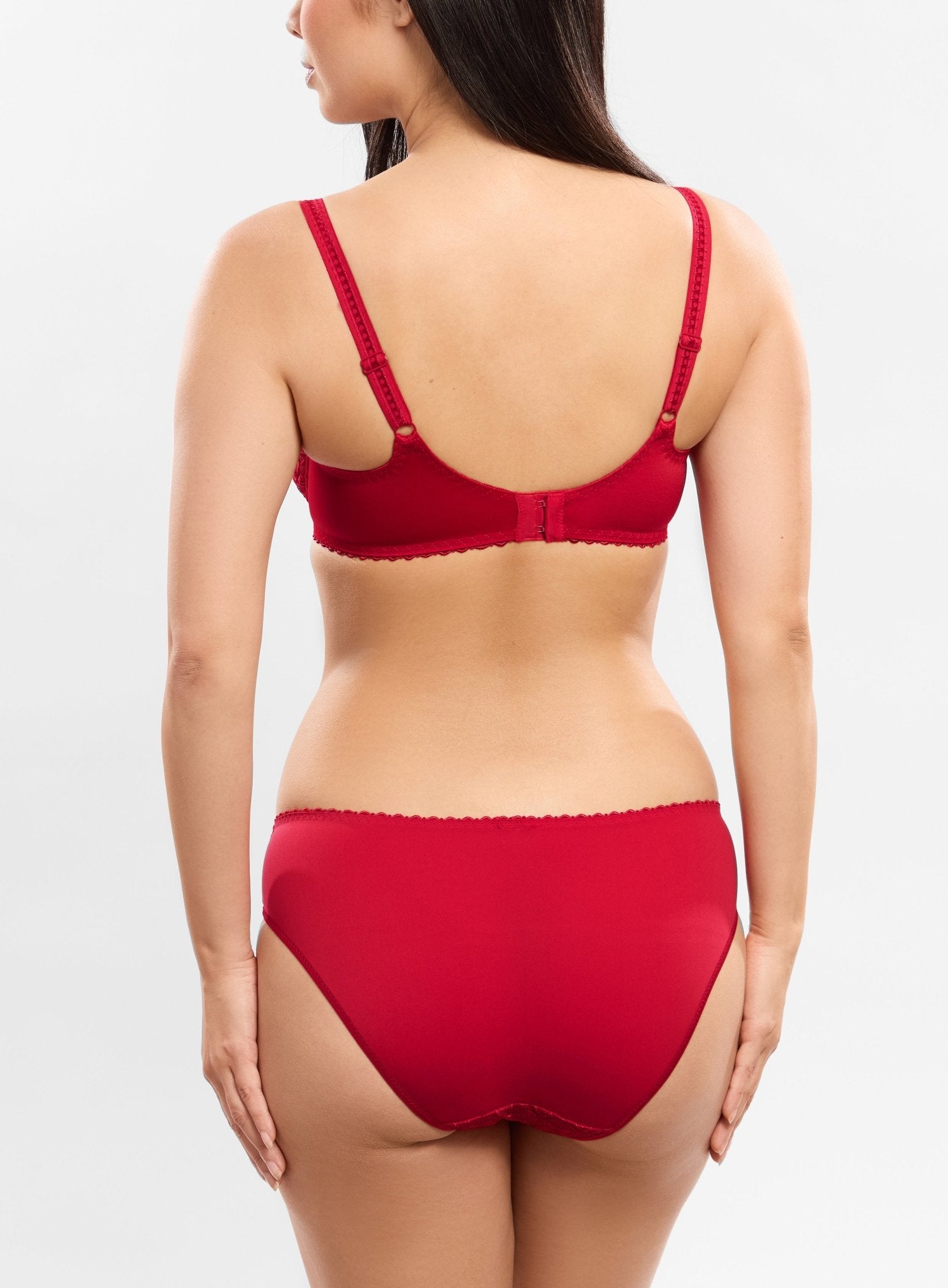 Empreinte - Romy slip rouge impérial - Juste Pour Vous