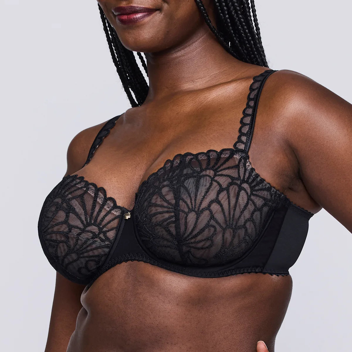 Primadonna-Gallipoli soutien-gorge balconnet couture verticale noir