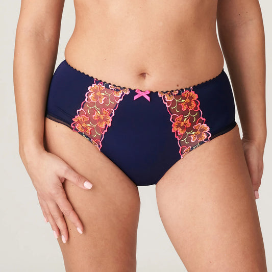 Primadonna-Devdaha slip taille haute velvet blue