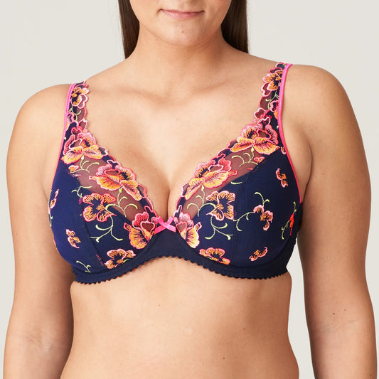 Primadonna-Devdaha soutien-gorge demi mousse plongeant velvet blue