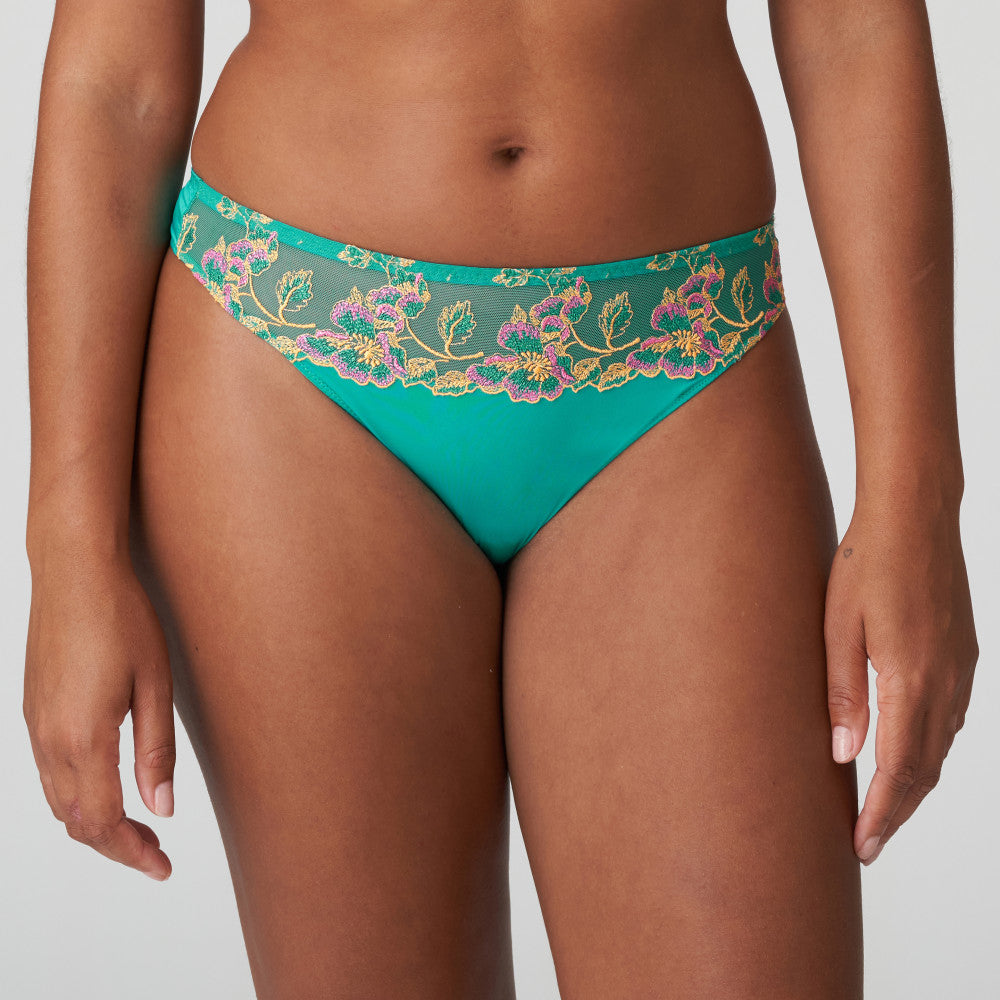Primadonna-Lenca string sunny teal