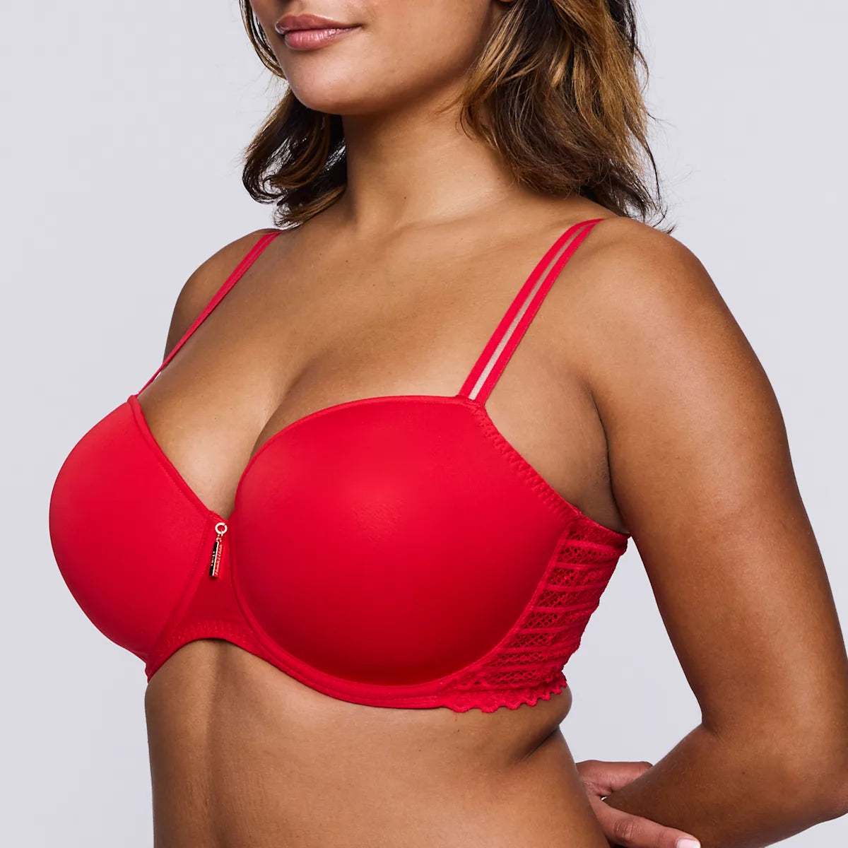 Primadonna Twist-East End soutien-gorge balconnet rembourré True Red