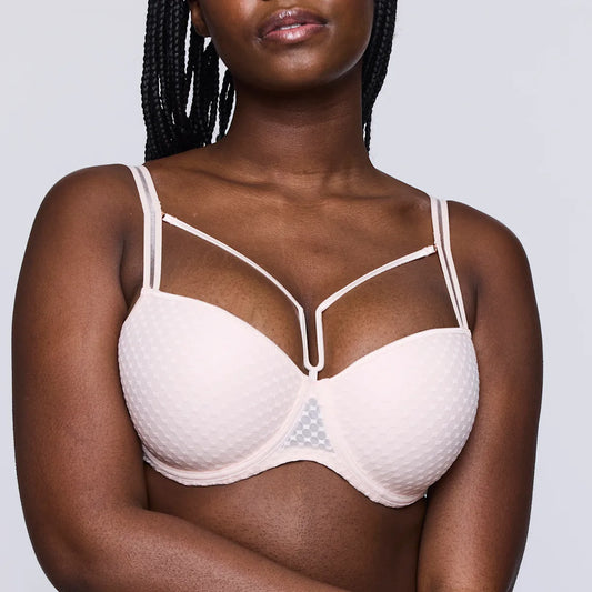 Primadonna Twist-Glass Beach soutien-gorge balconnet rembourré crystal pink