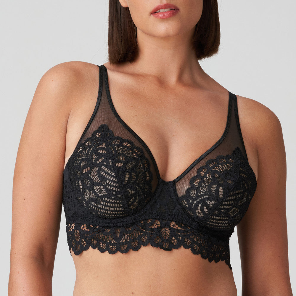 Primadonna Twist-First Night soutien-gorge triangle avec armatures noir