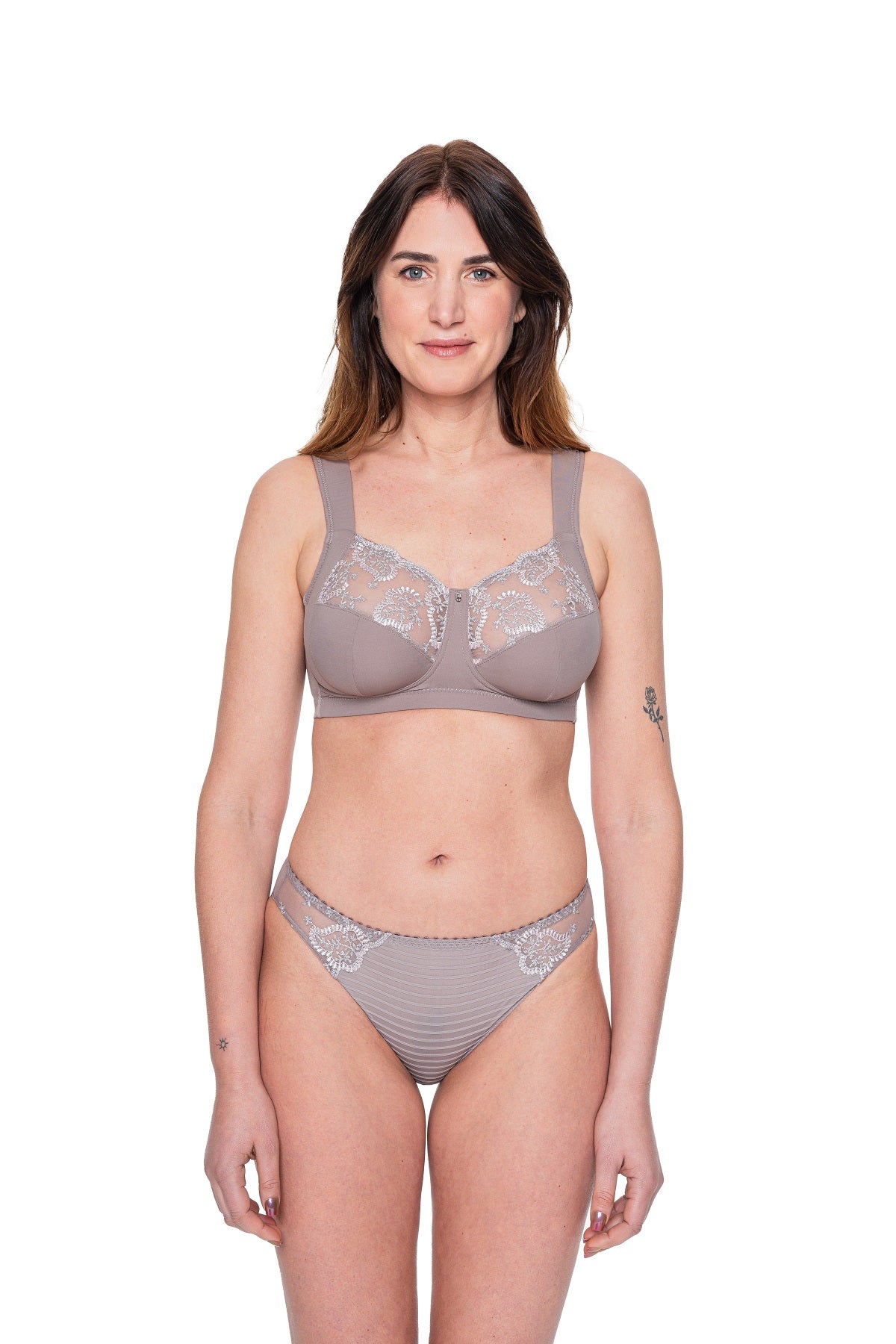 Louisa Bracq - Élise soutien - gorge emboîtant sans armature taupe - Juste Pour Vous