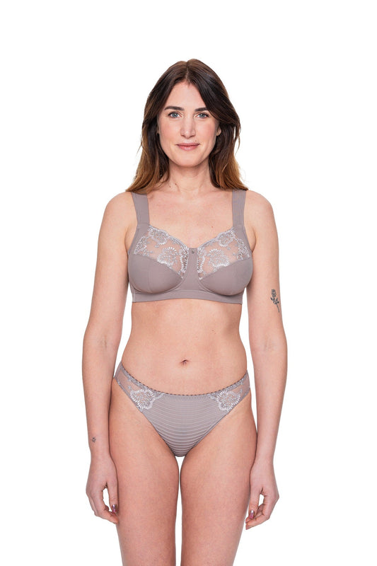 Louisa Bracq - Élise soutien - gorge emboîtant sans armature taupe - Juste Pour Vous