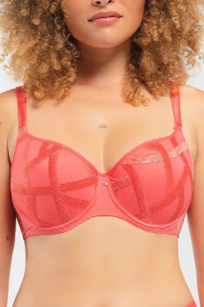 Louisa Bracq-Série soutien-gorge à coques avec armatures mangue