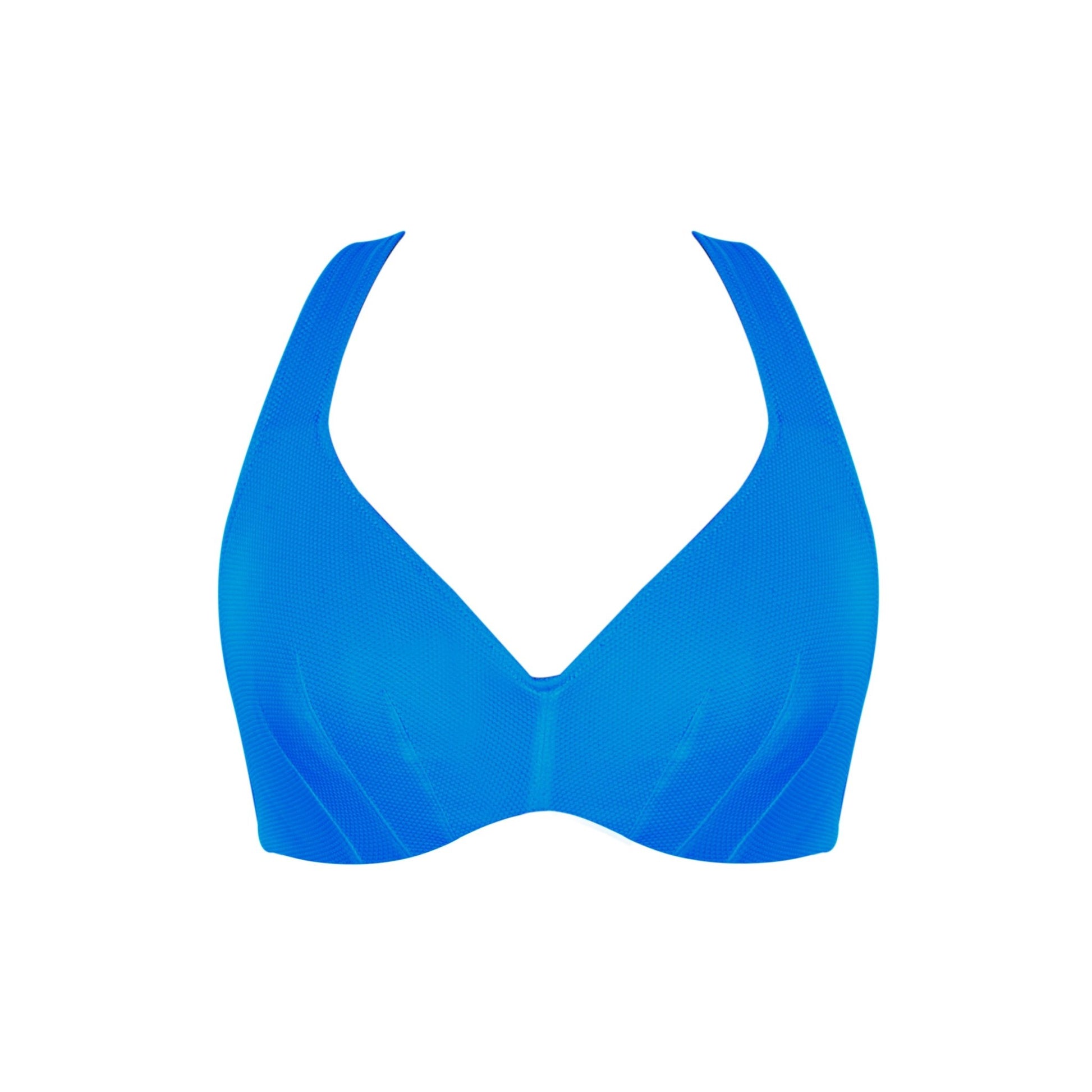 Panache Swim - Jennifer haut de bikini plongeant Aurora blue - Juste Pour Vous