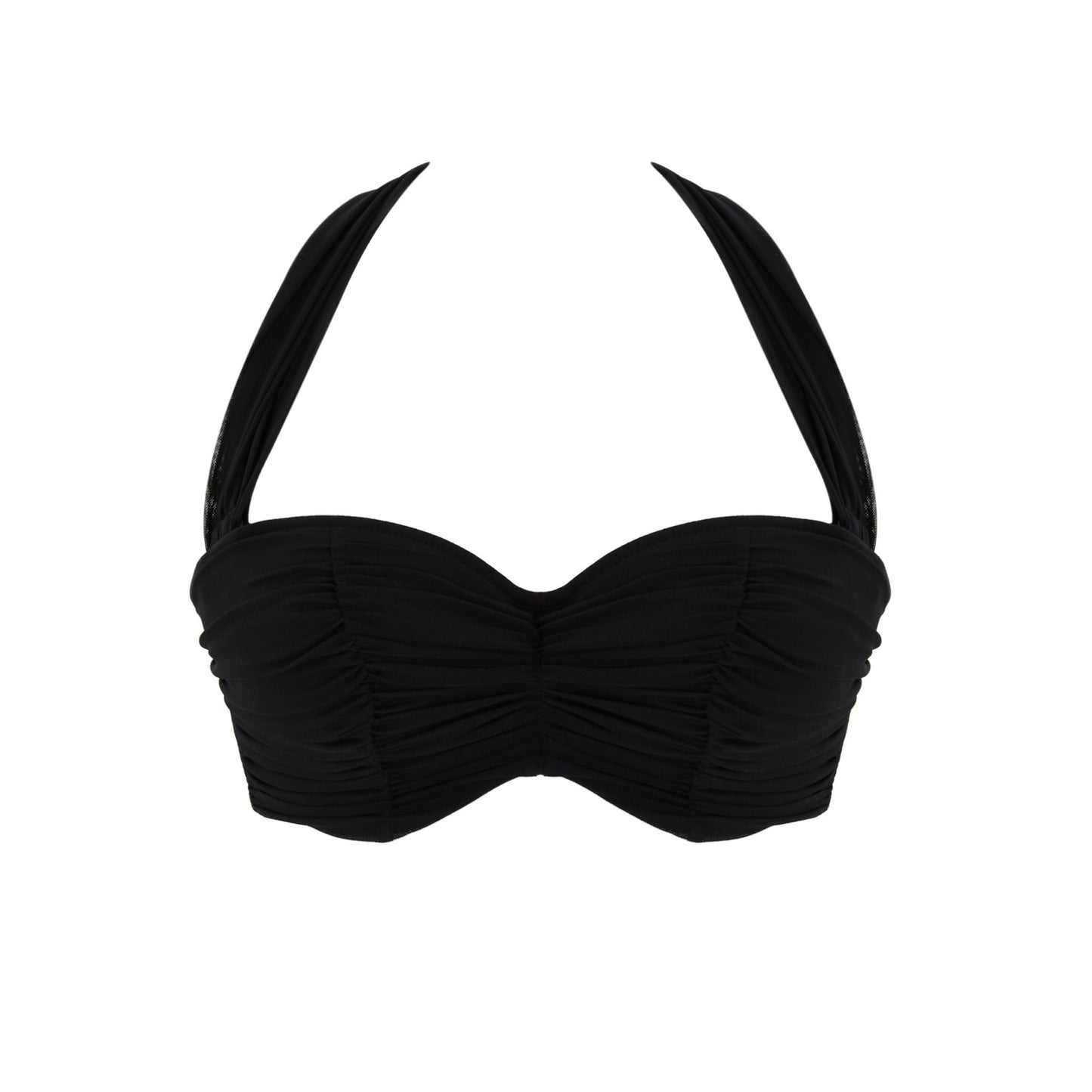 Panache Swim - Margot haut de bikini bandeau à armatures noir - Juste Pour Vous