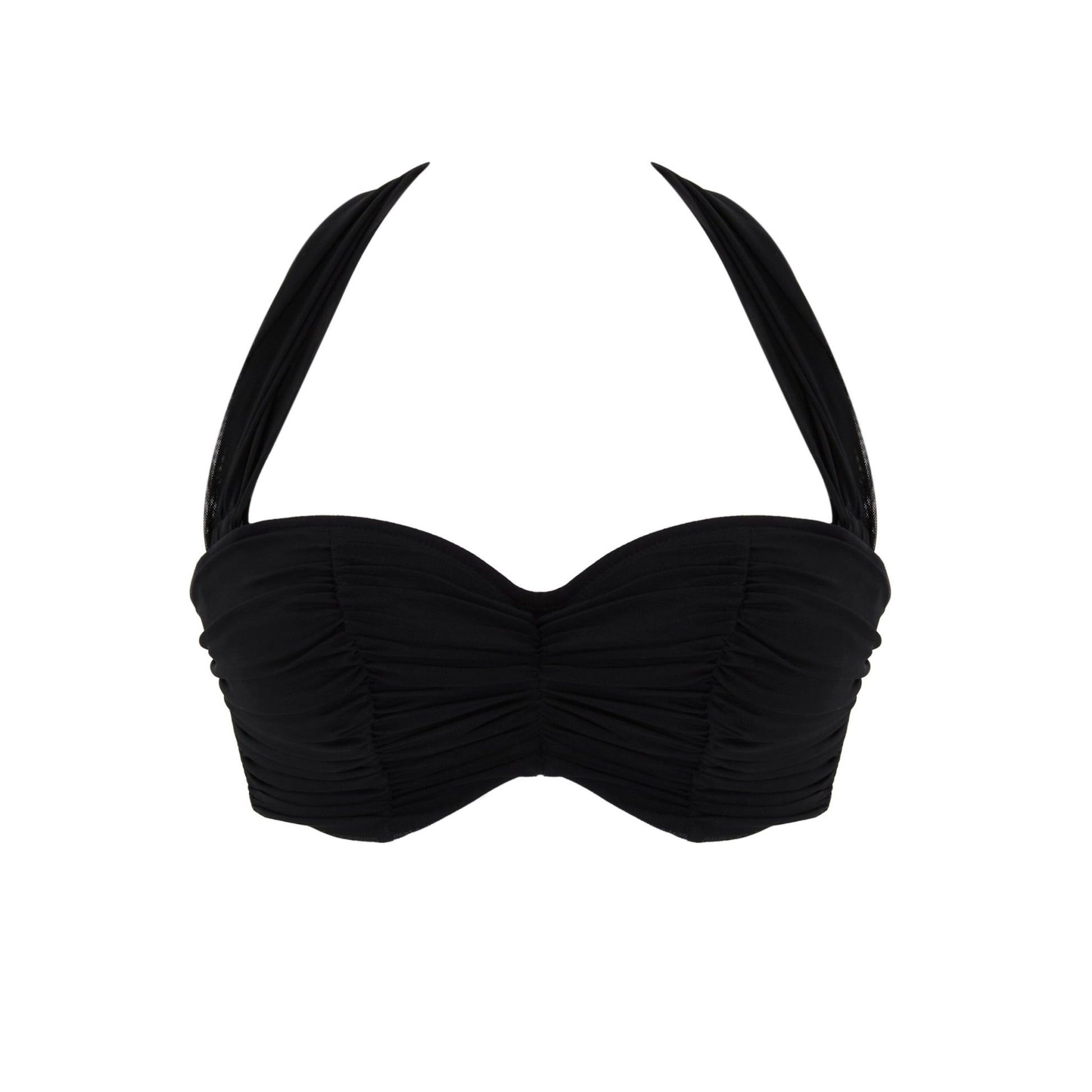 Panache Swim - Margot haut de bikini bandeau à armatures noir - Juste Pour Vous