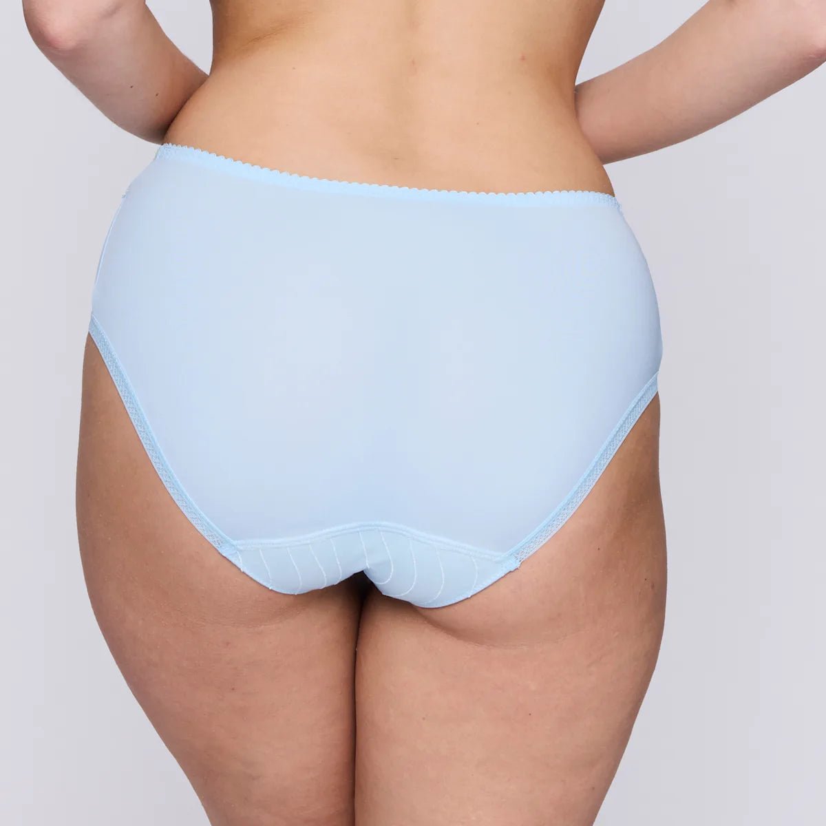 Primadonna - Deauville slip taille haute Milky blue - Juste Pour Vous