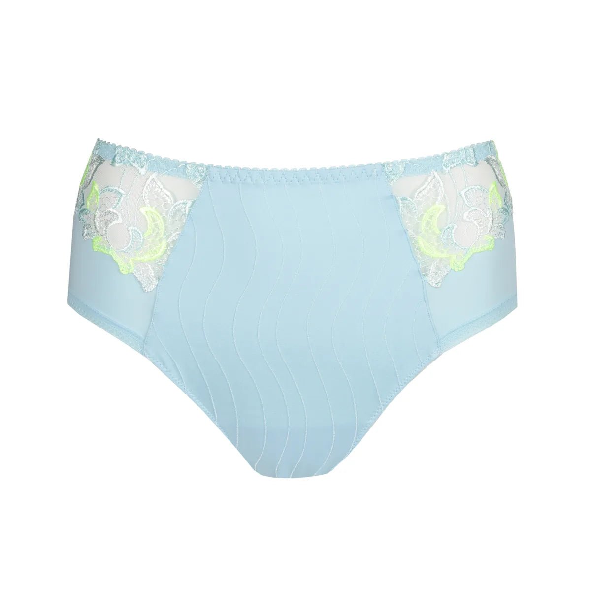 Primadonna - Deauville slip taille haute Milky blue - Juste Pour Vous