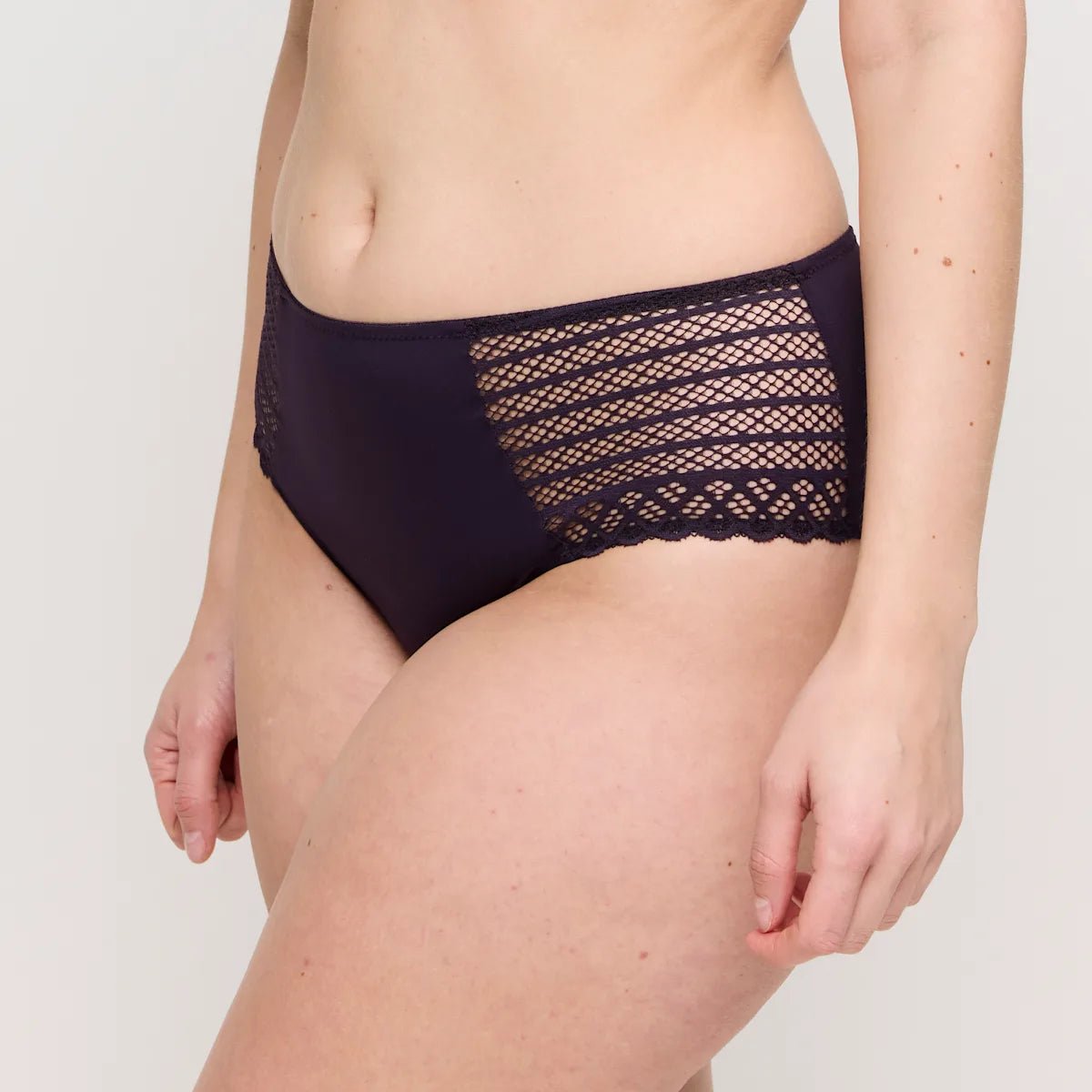 Primadonna Twist - East End slip taille haute Améthyste - Juste Pour Vous