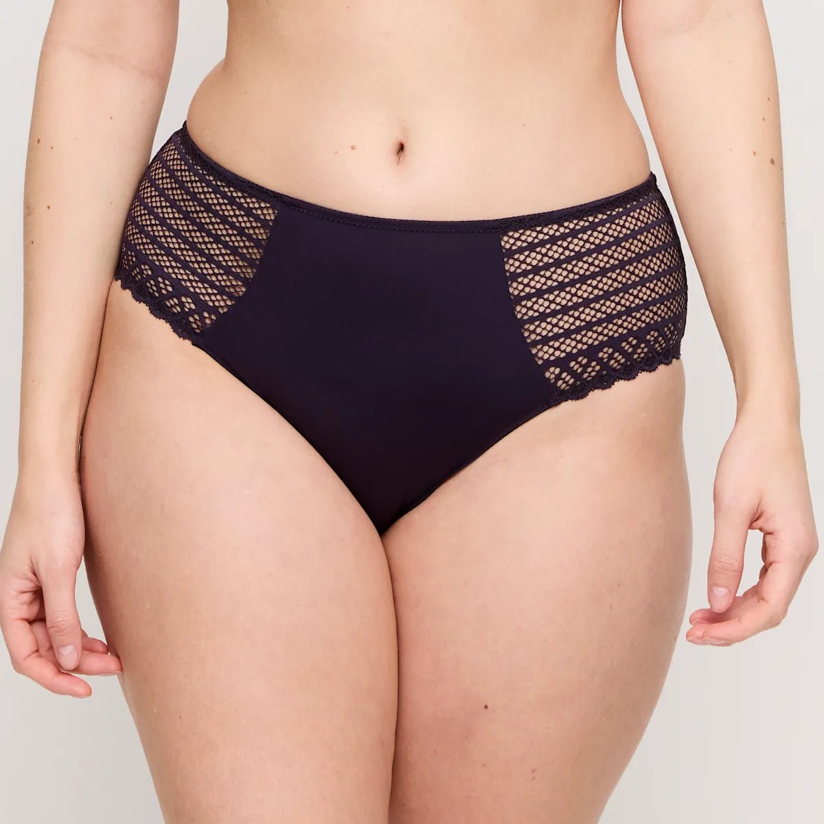 Primadonna Twist - East End slip taille haute Améthyste - Juste Pour Vous