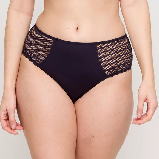 Primadonna Twist - East End slip taille haute Améthyste - Juste Pour Vous