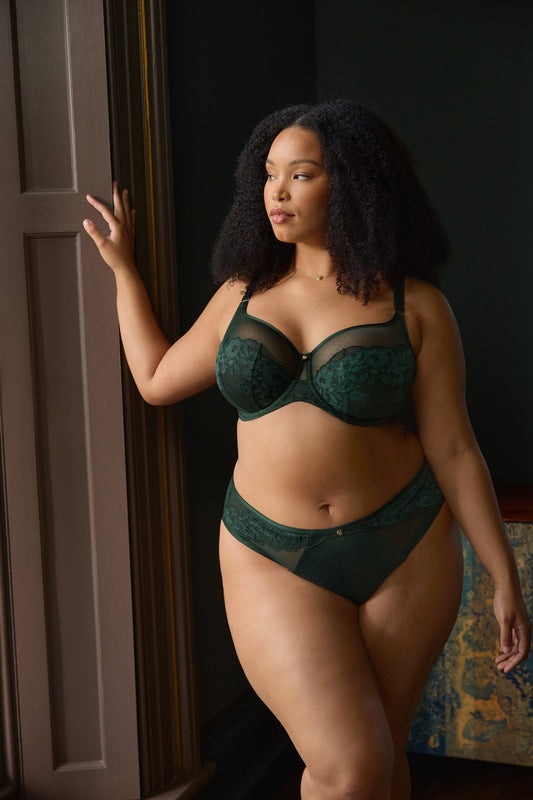 Sculptresse - Josephine soutien - gorge emboîtant avec armatures forest green - Juste Pour Vous