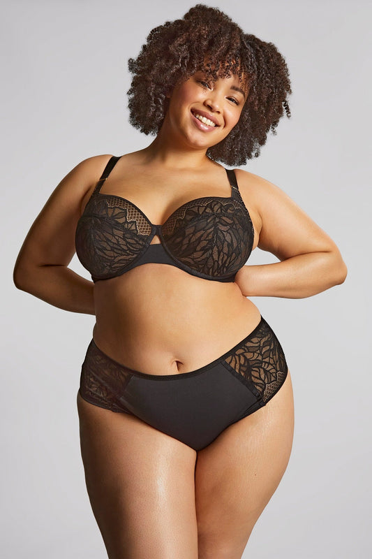 Sculptresse - Sophia culotte taille haute noir - Juste Pour Vous