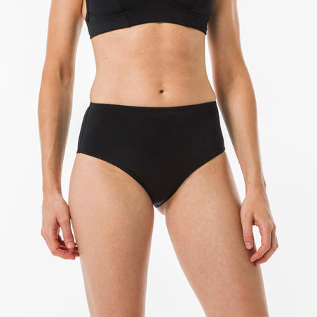 Rosa Faia-Romi Bottom culotte de maillot taille haute noir
